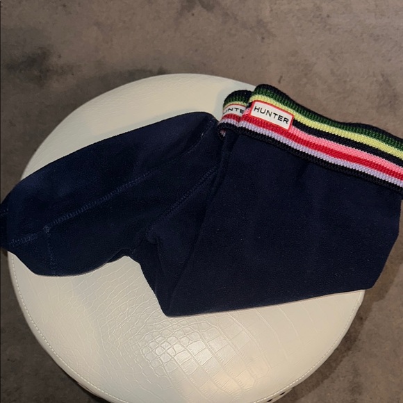 Hunter Navy Socks with Colorful Stripe - Picture 1 of 2
